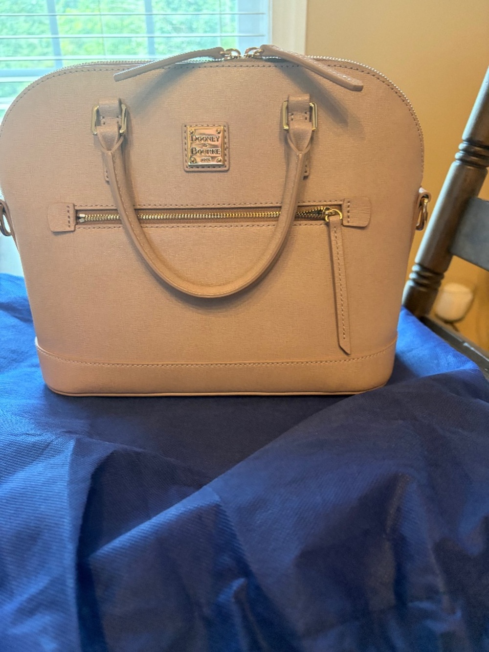 Dooney and Bourke zip satchel